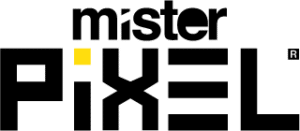 logo mister pixel firmas negro 2023